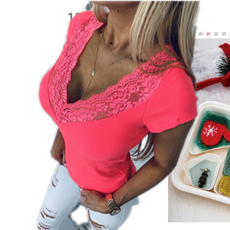 Women's cutout T-shirt